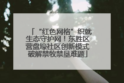 “红色网格”织就生态守护网！东胜区营盘壕社区创新模式破解禁牧禁垦难题