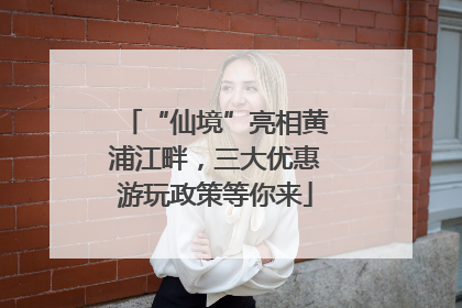“仙境”亮相黄浦江畔，三大优惠游玩政策等你来