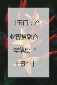 玉门：产业智慧融合 擎笔绘“丰景”