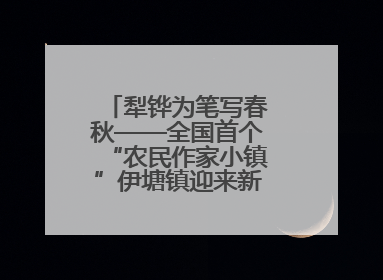 犁铧为笔写春秋——全国首个“农民作家小镇”伊塘镇迎来新乡土文学采风