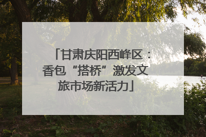 甘肃庆阳西峰区：香包“搭桥”激发文旅市场新活力