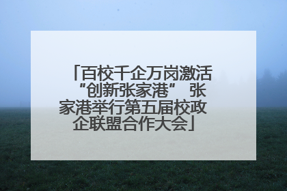 百校千企万岗激活“创新张家港” 张家港举行第五届校政企联盟合作大会