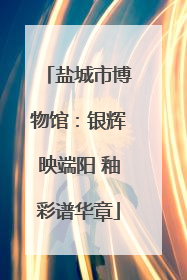 盐城市博物馆：银辉映端阳 釉彩谱华章