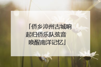 侨乡漳州古城响起归侨乐队弦音 唤醒南洋记忆