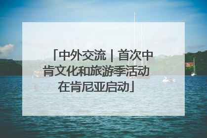 中外交流｜首次中肯文化和旅游季活动在肯尼亚启动
