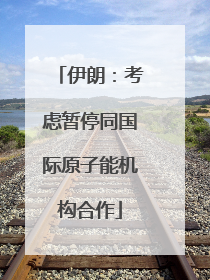 伊朗：考虑暂停同国际原子能机构合作