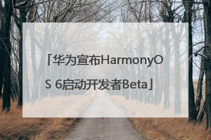 华为宣布HarmonyOS 6启动开发者Beta