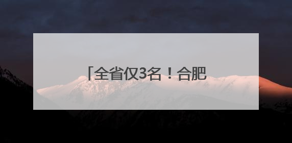 全省仅3名！合肥经开区两学子入选中国国少训练营