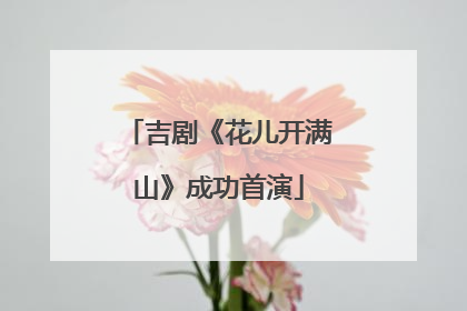 吉剧《花儿开满山》成功首演
