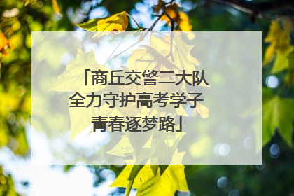 商丘交警二大队全力守护高考学子青春逐梦路