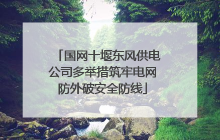 国网十堰东风供电公司多举措筑牢电网防外破安全防线