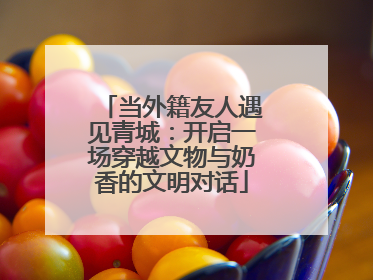 当外籍友人遇见青城：开启一场穿越文物与奶香的文明对话