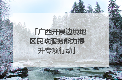 广西开展边境地区民政服务能力提升专项行动