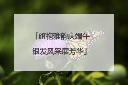 旗袍雅韵庆端午 银发风采展芳华