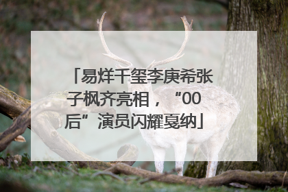 易烊千玺李庚希张子枫齐亮相，“00后”演员闪耀戛纳