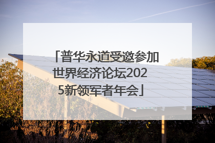 普华永道受邀参加世界经济论坛2025新领军者年会