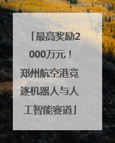 最高奖励2000万元！郑州航空港竞逐机器人与人工智能赛道