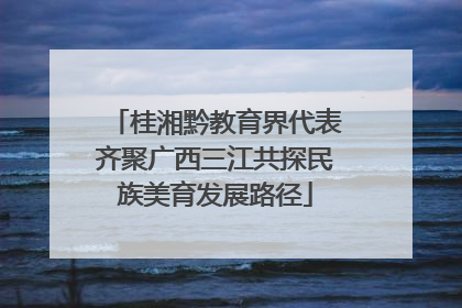 桂湘黔教育界代表齐聚广西三江共探民族美育发展路径