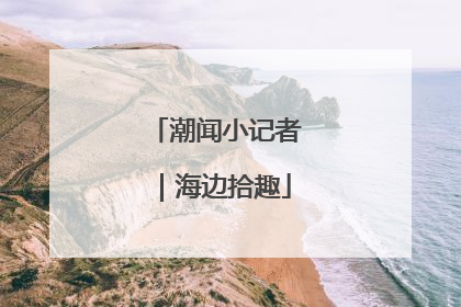 潮闻小记者｜海边拾趣