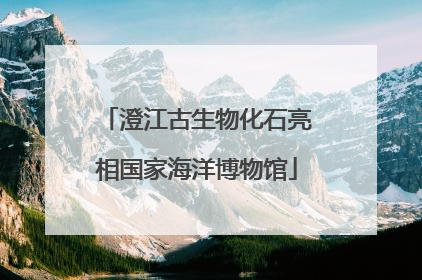 澄江古生物化石亮相国家海洋博物馆