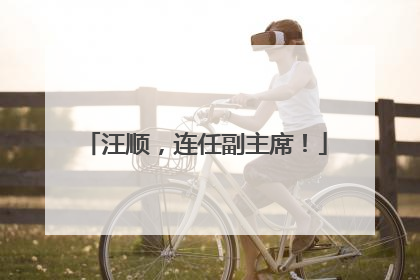 汪顺，连任副主席！