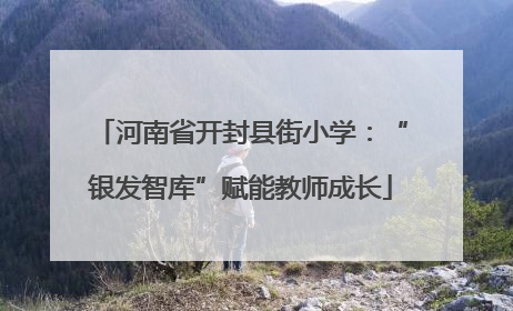 河南省开封县街小学：“银发智库”赋能教师成长