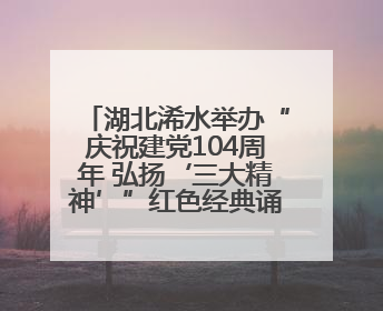 湖北浠水举办“庆祝建党104周年 弘扬‘三大精神’”红色经典诵读活动