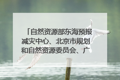 自然资源部东海预报减灾中心、北京市规划和自然资源委员会、广东省林业系统等正在招聘｜招聘信息