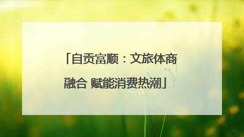 自贡富顺：文旅体商融合 赋能消费热潮