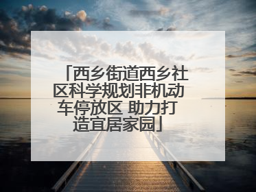 西乡街道西乡社区科学规划非机动车停放区 助力打造宜居家园