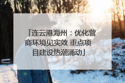 连云港海州：优化营商环境见实效 重点项目建设热潮涌动