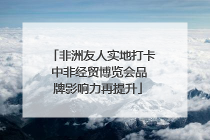 非洲友人实地打卡 中非经贸博览会品牌影响力再提升