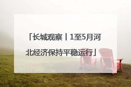 长城观察丨1至5月河北经济保持平稳运行