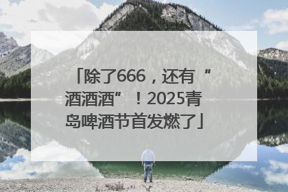 除了666，还有“酒酒酒”！2025青岛啤酒节首发燃了