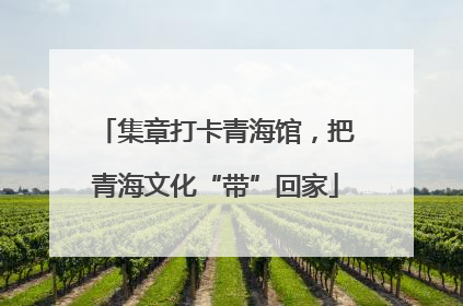 集章打卡青海馆，把青海文化“带”回家