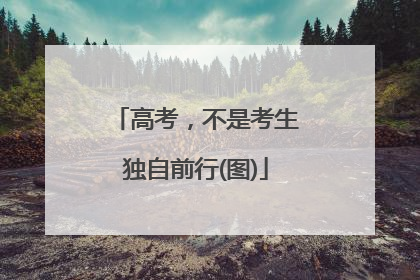 高考，不是考生独自前行(图)