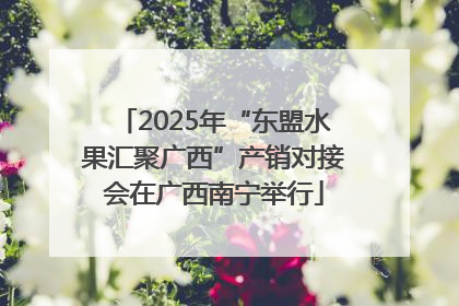 2025年“东盟水果汇聚广西”产销对接会在广西南宁举行