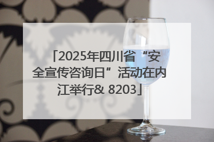 2025年四川省“安全宣传咨询日”活动在内江举行& 8203