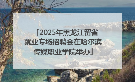 2025年黑龙江留省就业专场招聘会在哈尔滨传媒职业学院举办