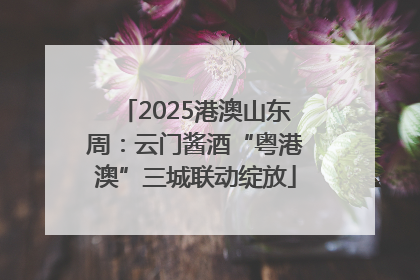 2025港澳山东周：云门酱酒“粤港澳”三城联动绽放