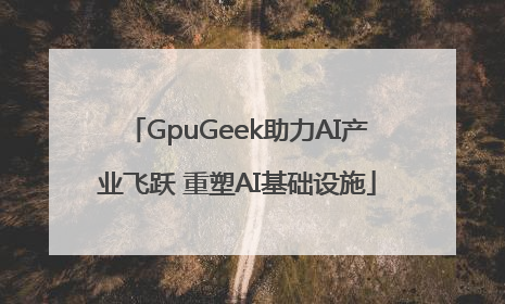 GpuGeek助力AI产业飞跃 重塑AI基础设施
